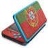 Portuguese Flag Dark Wood Nintendo 2DS XL (2017) Skin